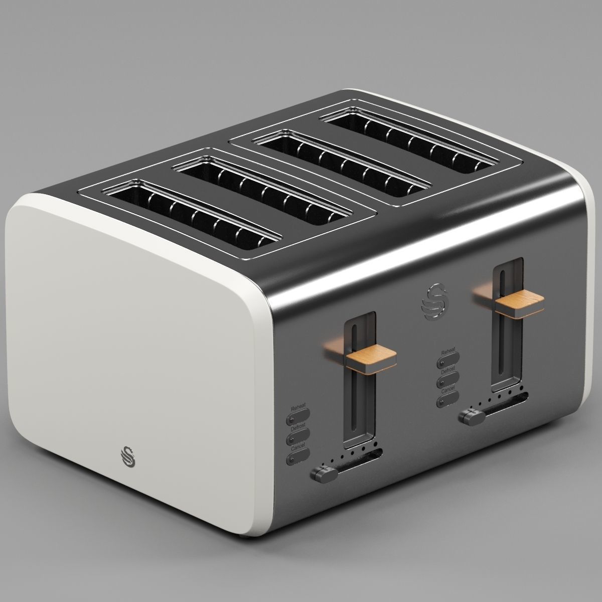 SWAN kitchen appliances 3D model_4