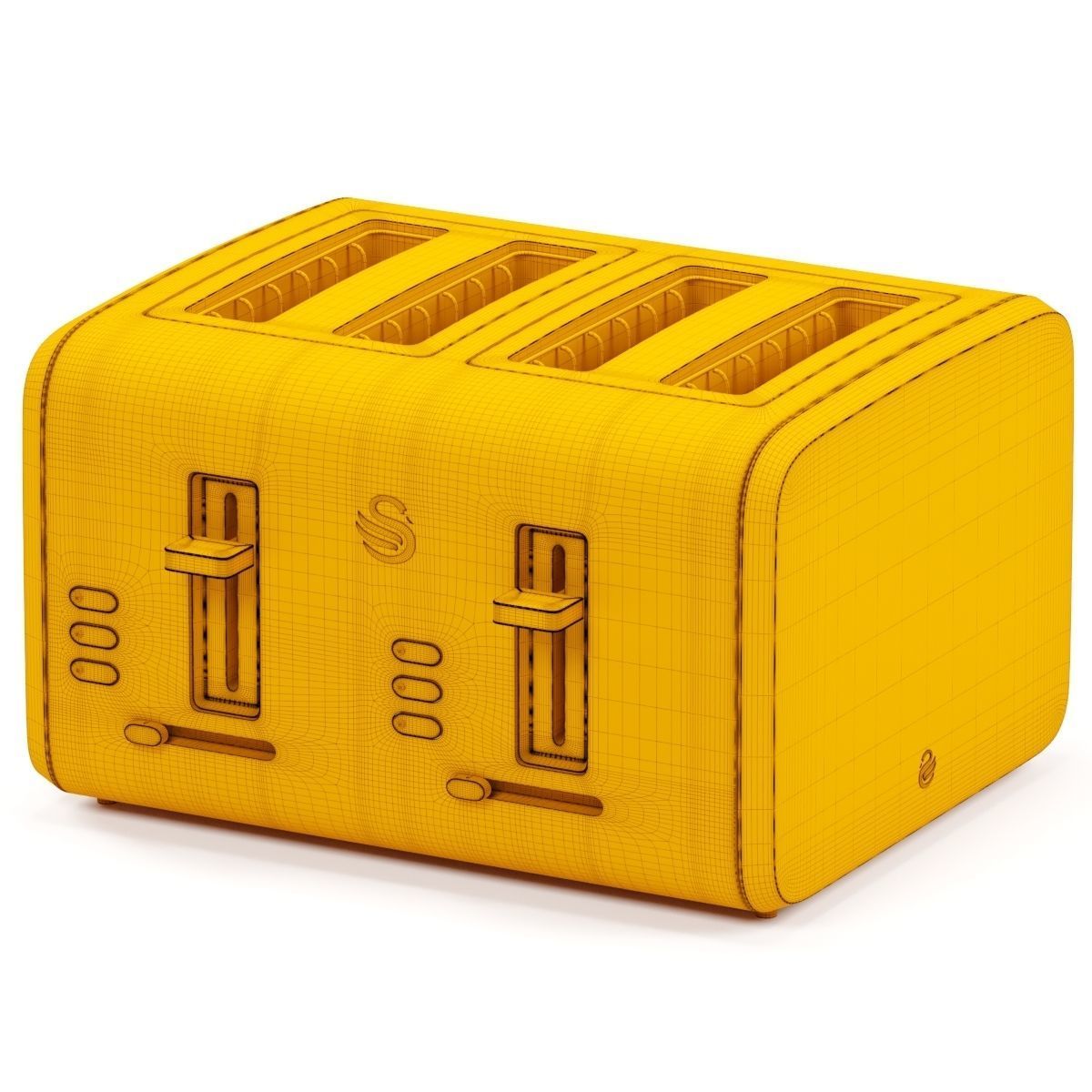 SWAN kitchen appliances 3D model_9