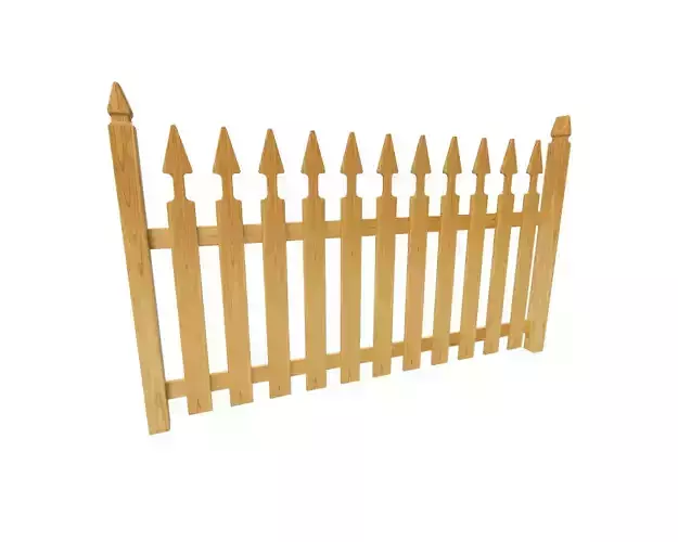 Wooden fence