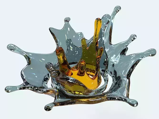 Water Splash 3D print model