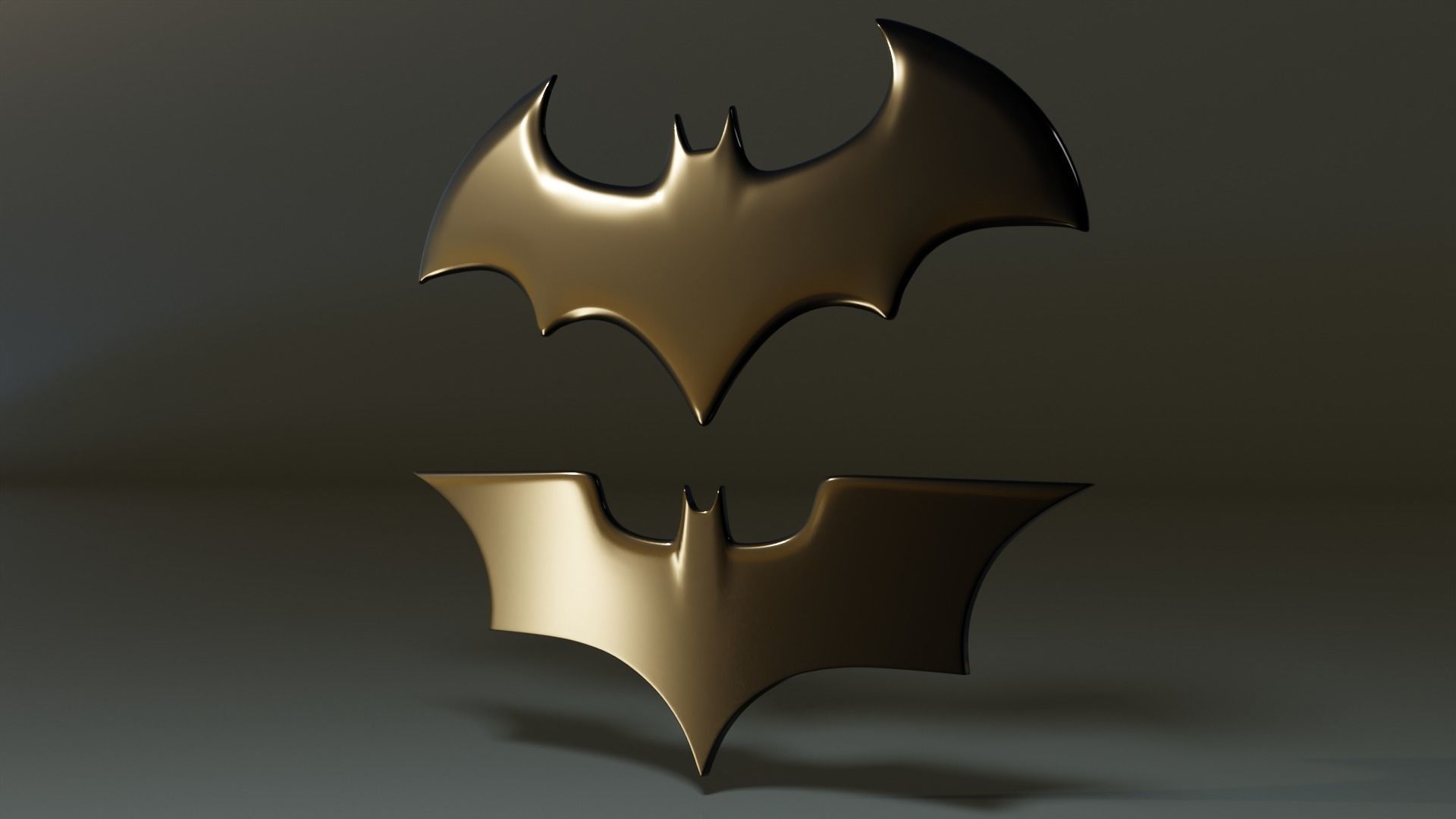 Batman Badge 3D model_1