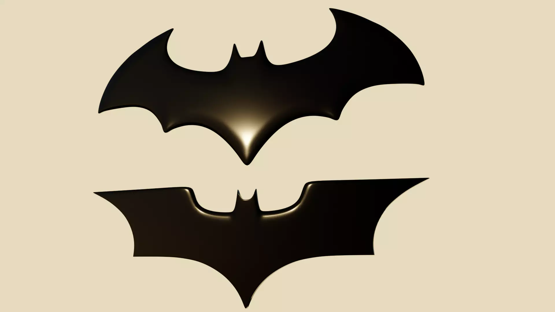 Batman Badge 3D model_0