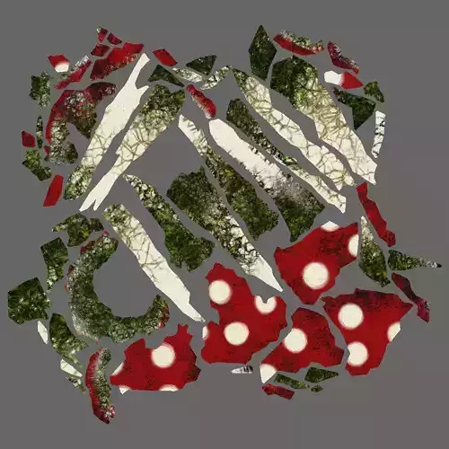 Deathcap Mushrooms 3D