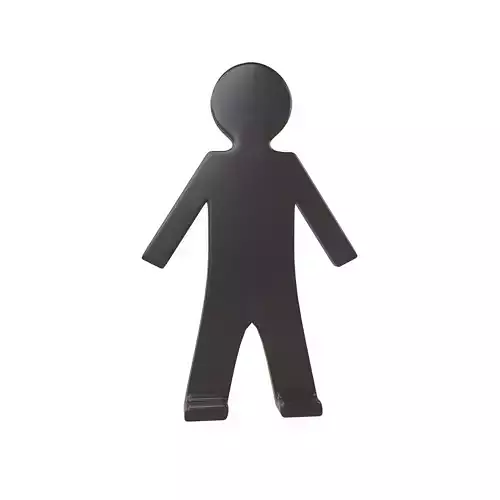 Plastic Stickman Stand v1 001