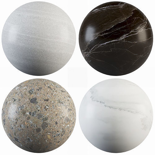 Marble 35 - WeakUP-Terrazzo-Light Cloud Texture