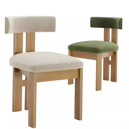 Ceremonie Green Mohair Dining Chair by Athena Calderone