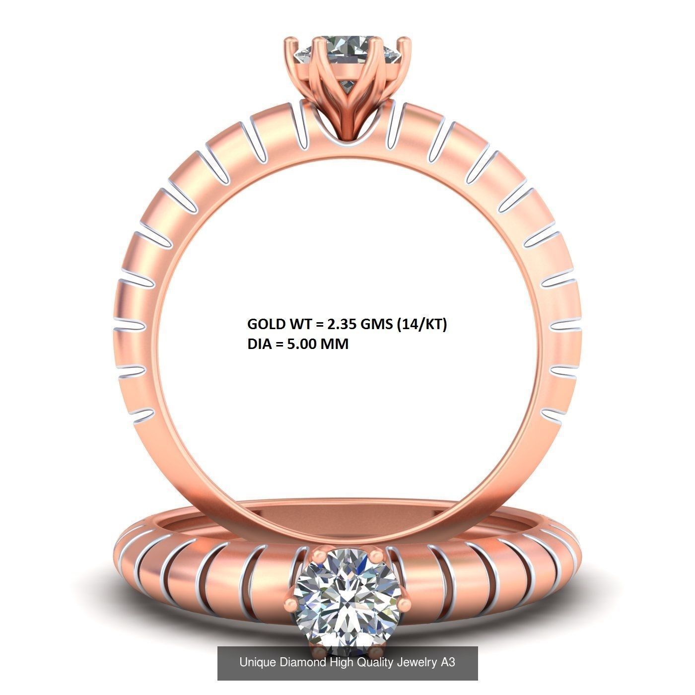 Mega 36 Rings For Women With Stylish And Classic New Design 3D Model Collection_29