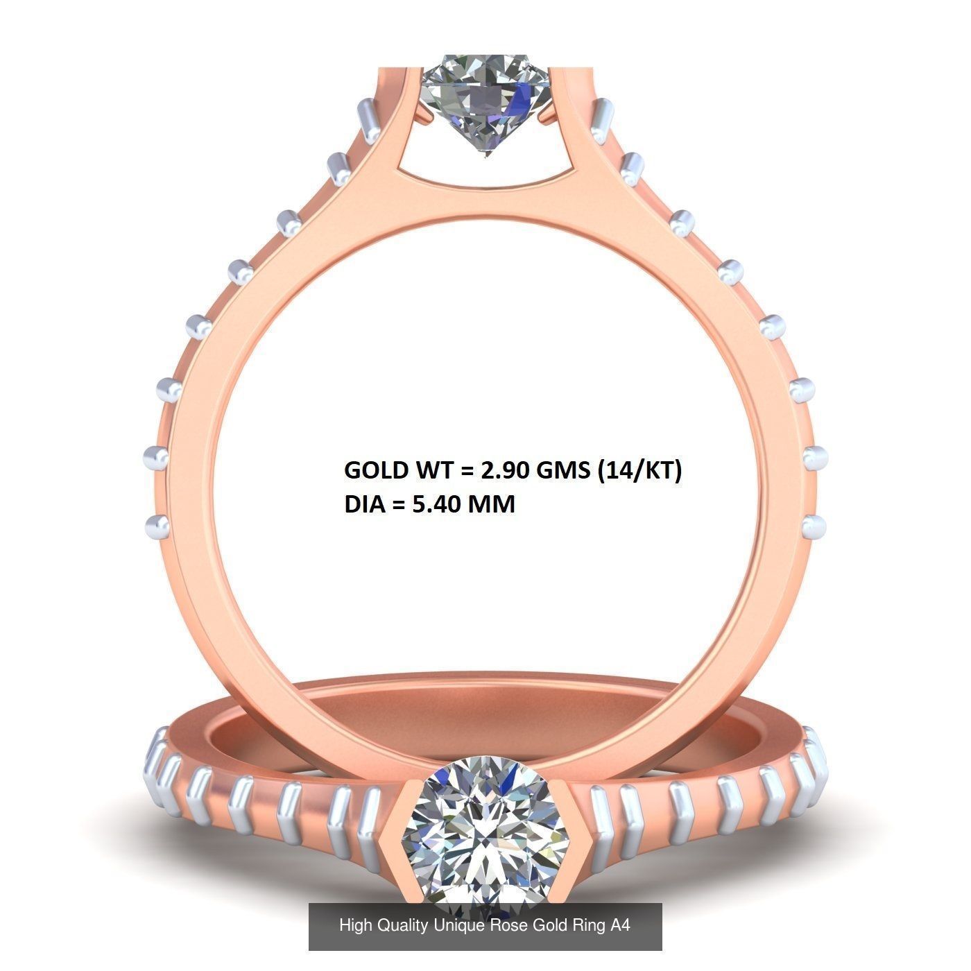 Mega 36 Rings For Women With Stylish And Classic New Design 3D Model Collection_21