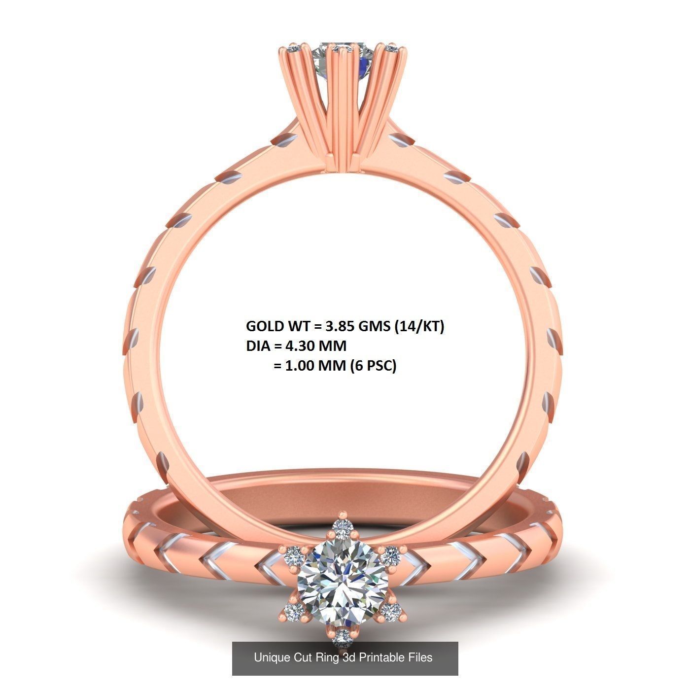 Mega 36 Rings For Women With Stylish And Classic New Design 3D Model Collection_38