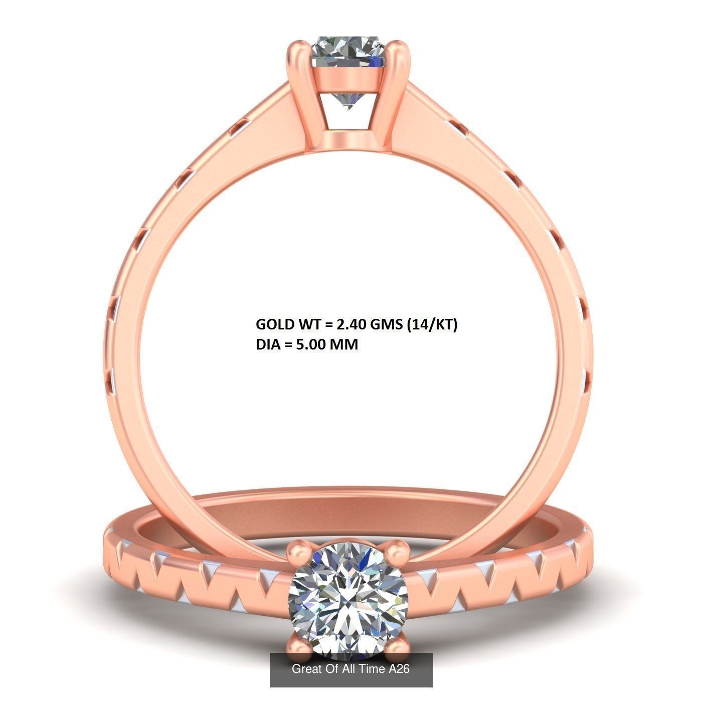 Mega 36 Rings For Women With Stylish And Classic New Design 3D Model Collection_33