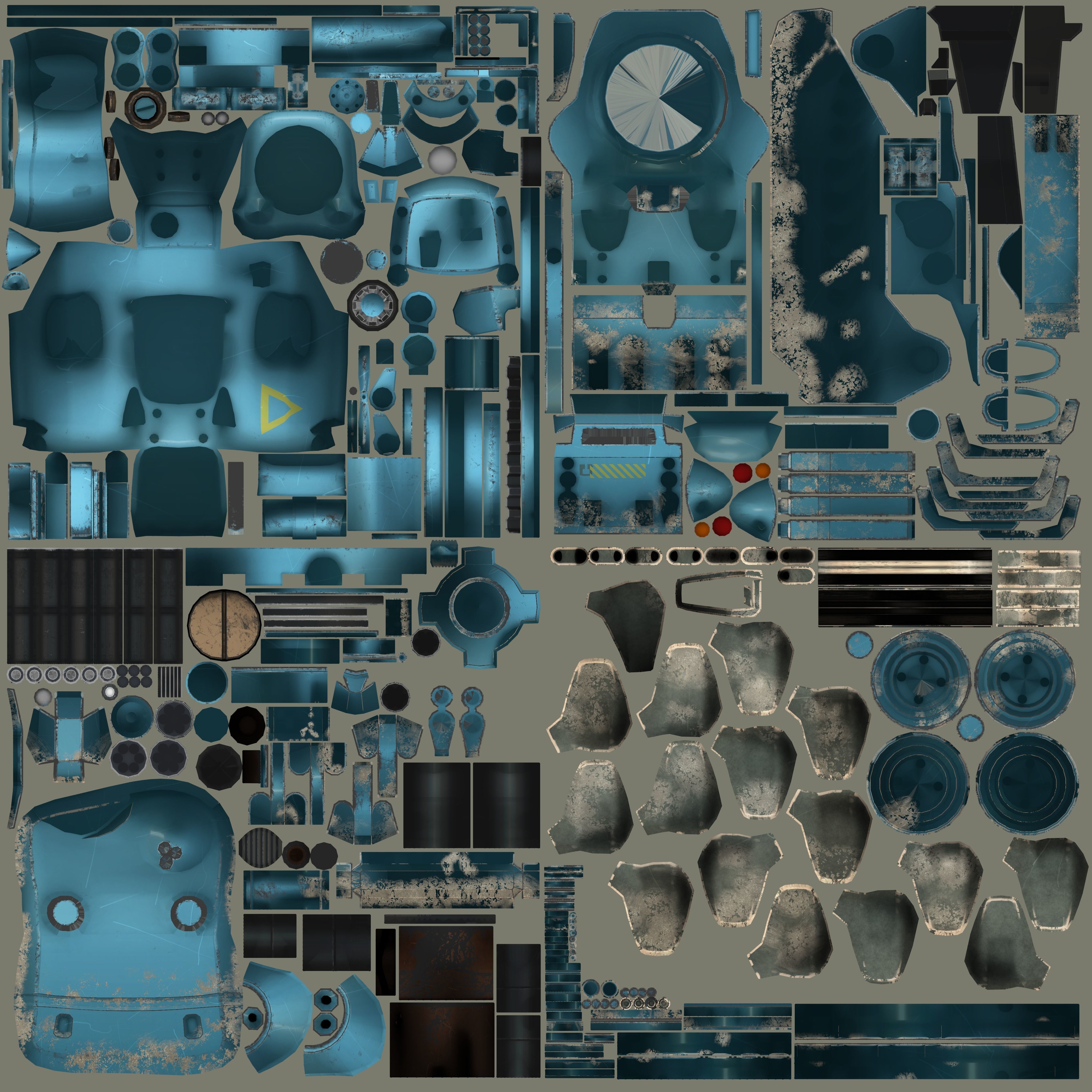 Metal Slug SV 001Fanarts Low-poly 3D model Low-poly 3D model_17