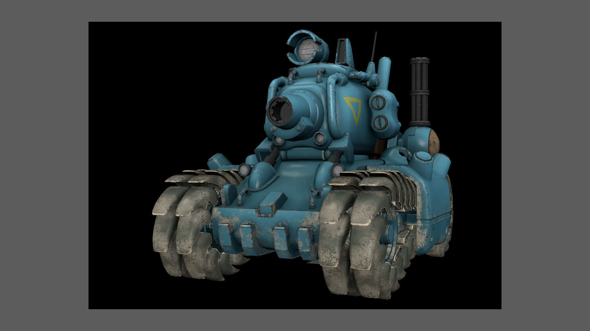 Metal Slug SV 001Fanarts Low-poly 3D model Low-poly 3D model_3