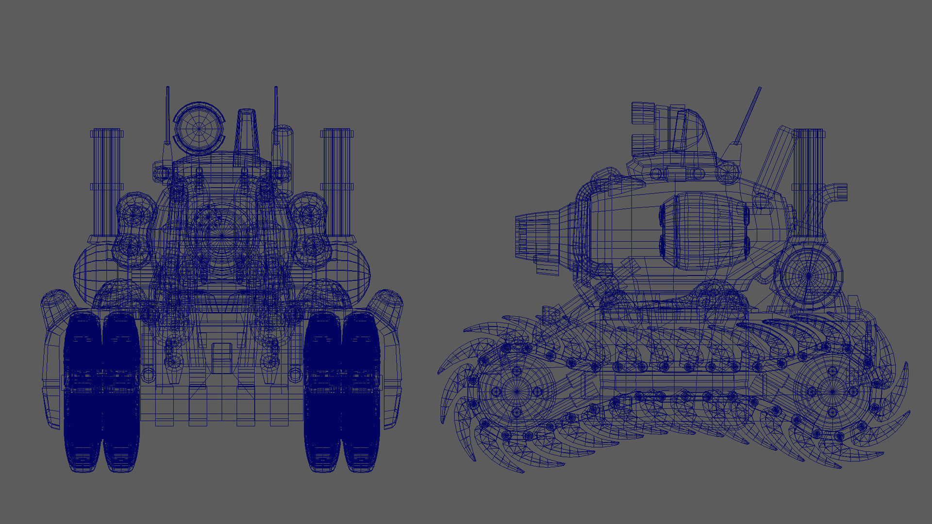 Metal Slug SV 001Fanarts Low-poly 3D model Low-poly 3D model_14