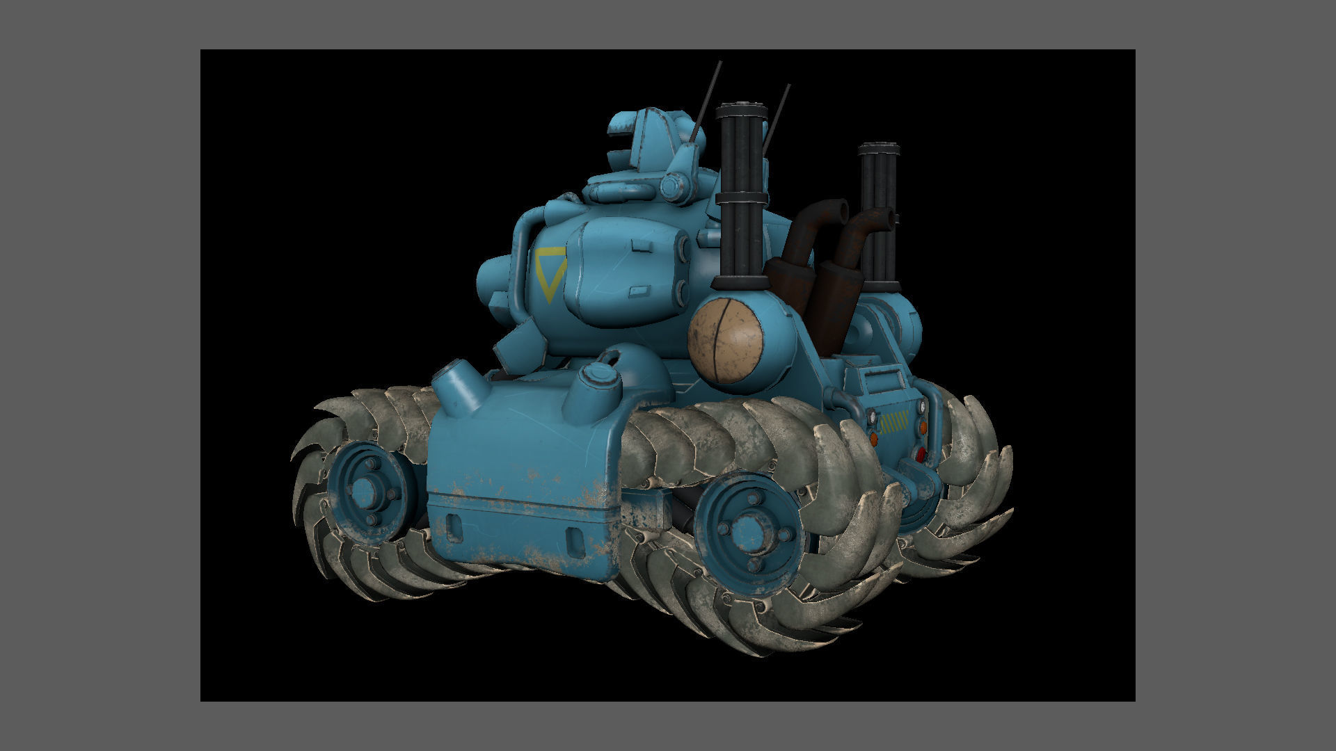 Metal Slug SV 001Fanarts Low-poly 3D model Low-poly 3D model_5