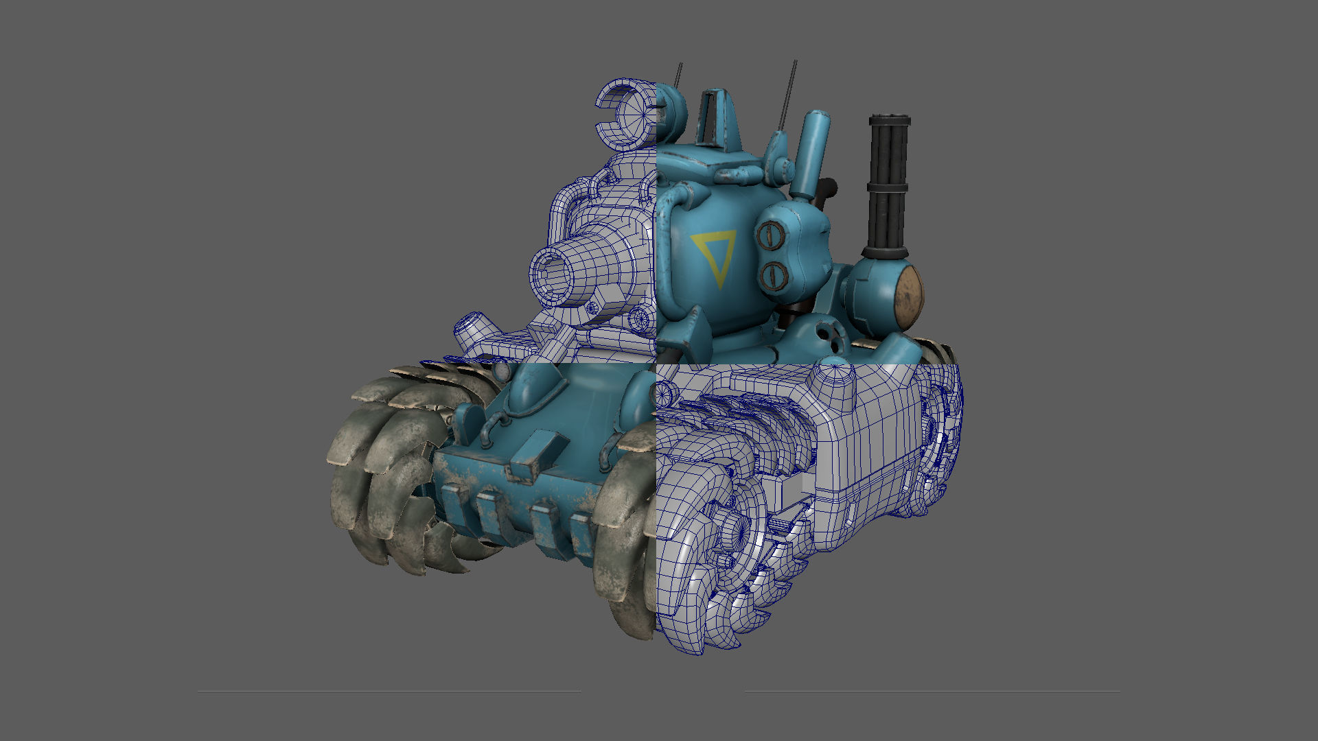 Metal Slug SV 001Fanarts Low-poly 3D model Low-poly 3D model_6