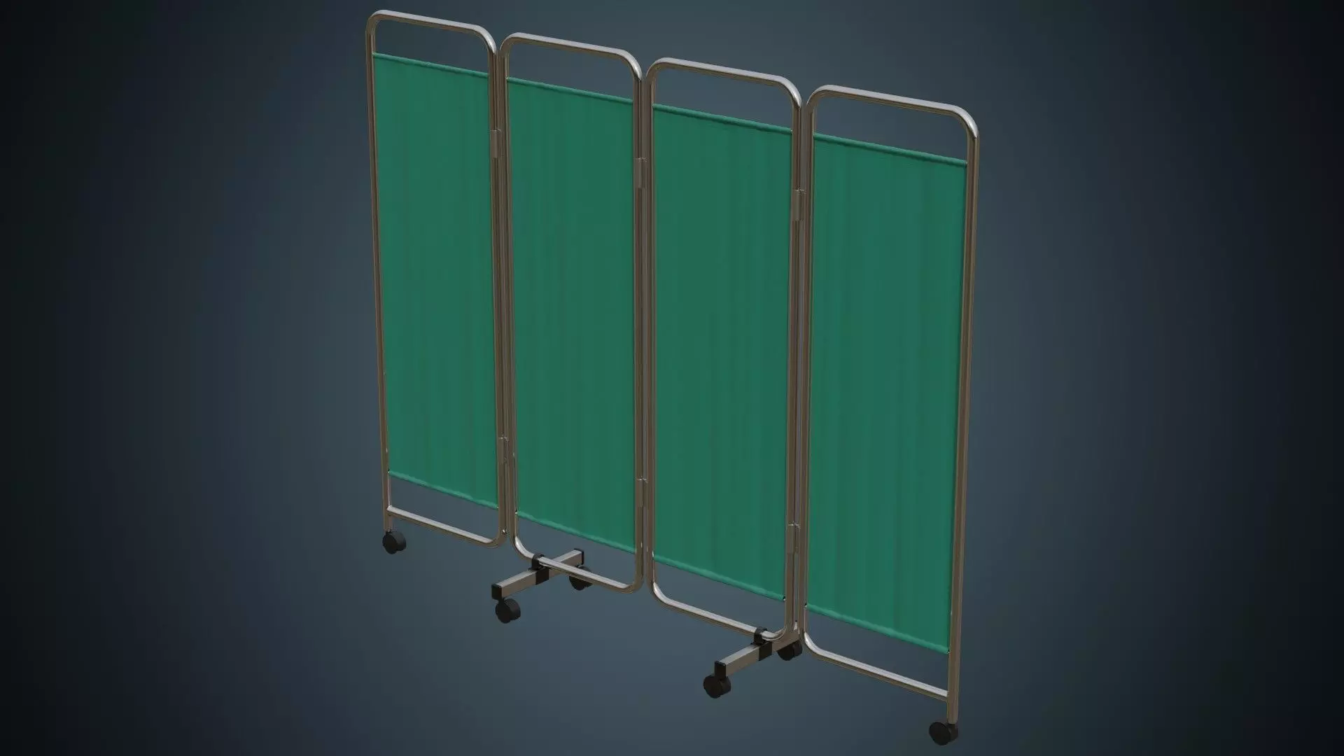 Standing Curtain 1 Basic Low-poly 3D model