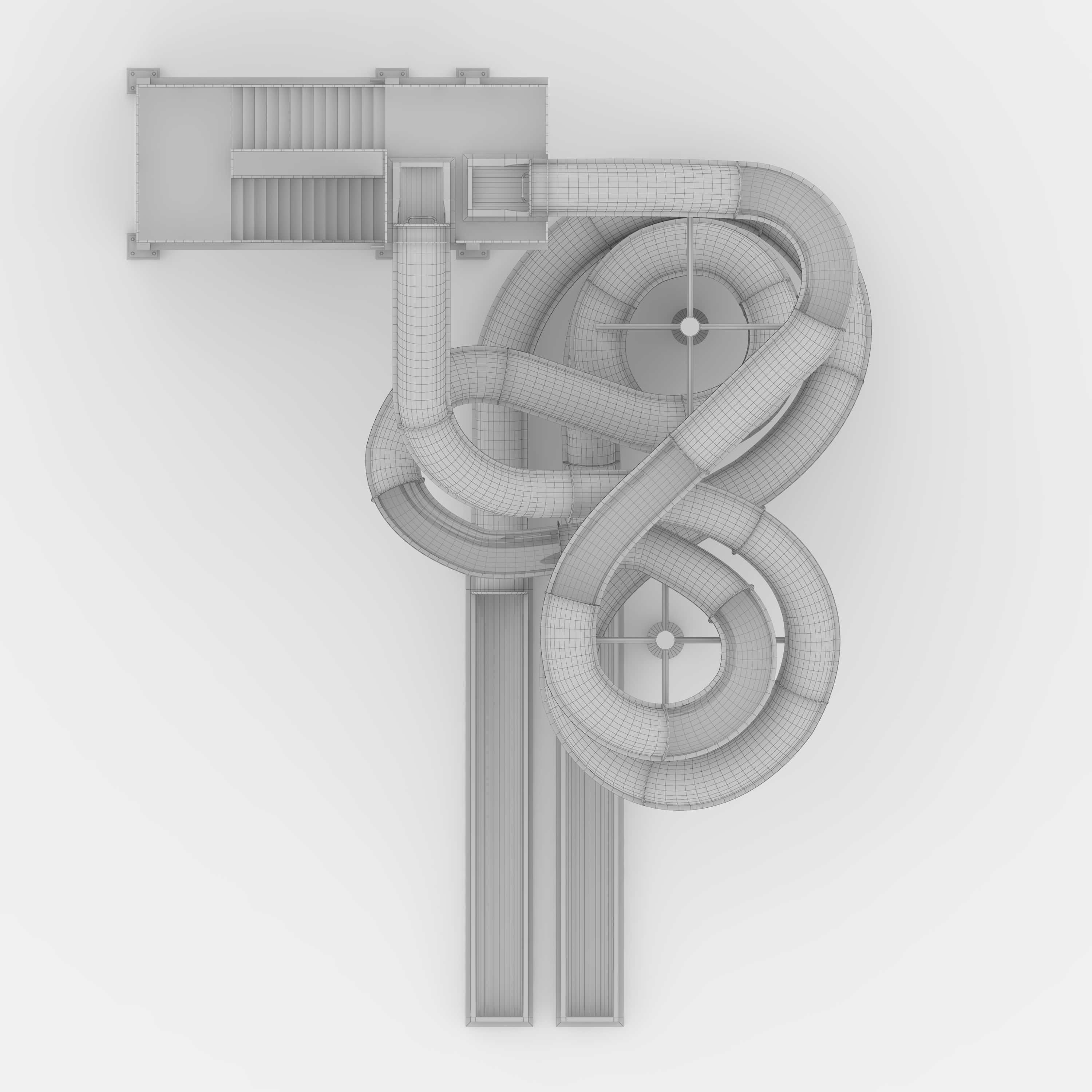 Waterpark Slide 3 3D model_39