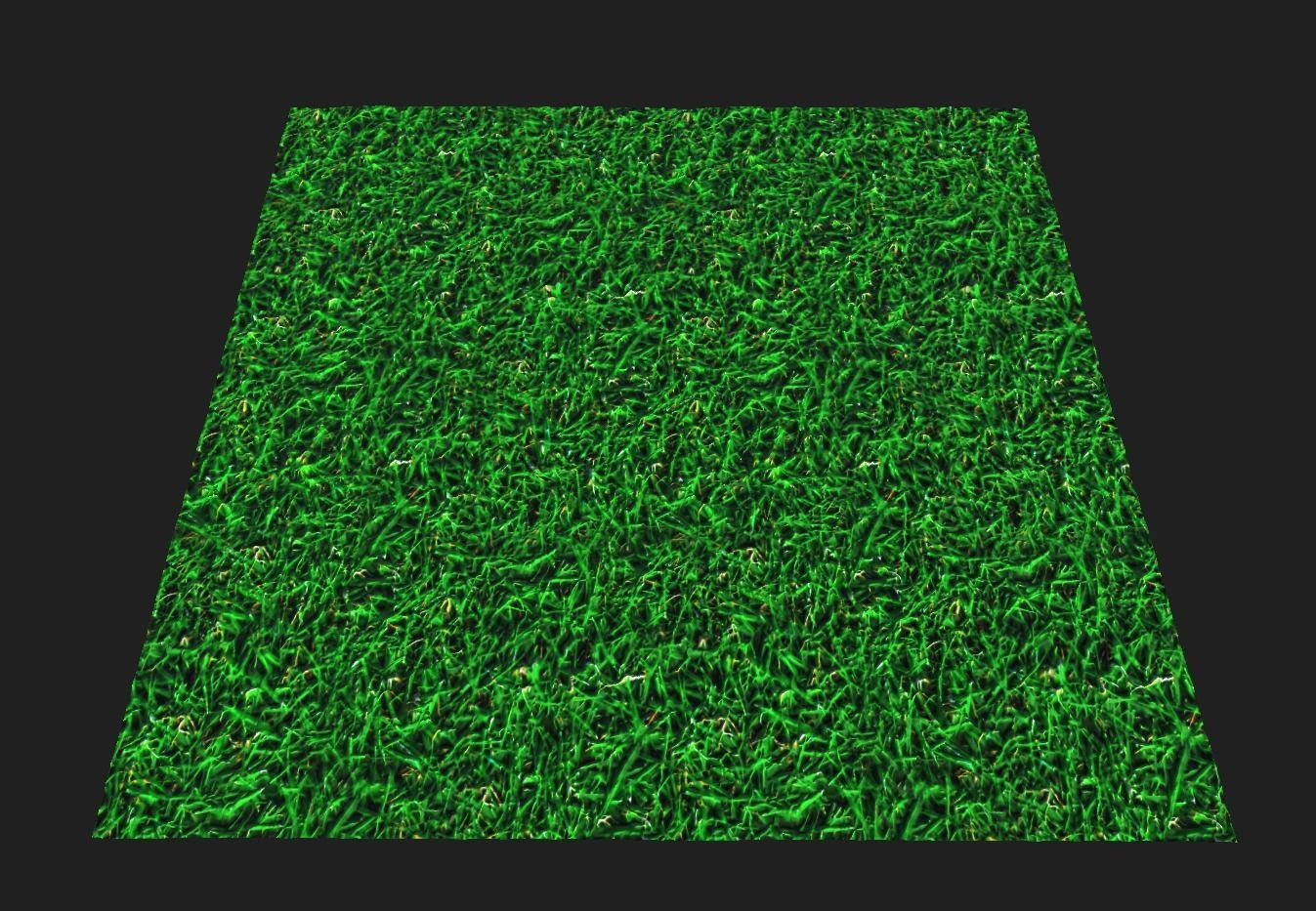 Grass Textures PBR Low-poly 3D model_1