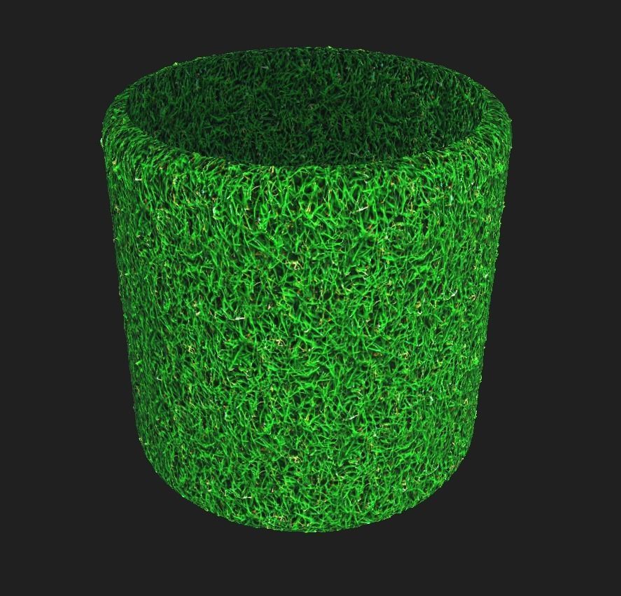 Grass Textures PBR Low-poly 3D model_2