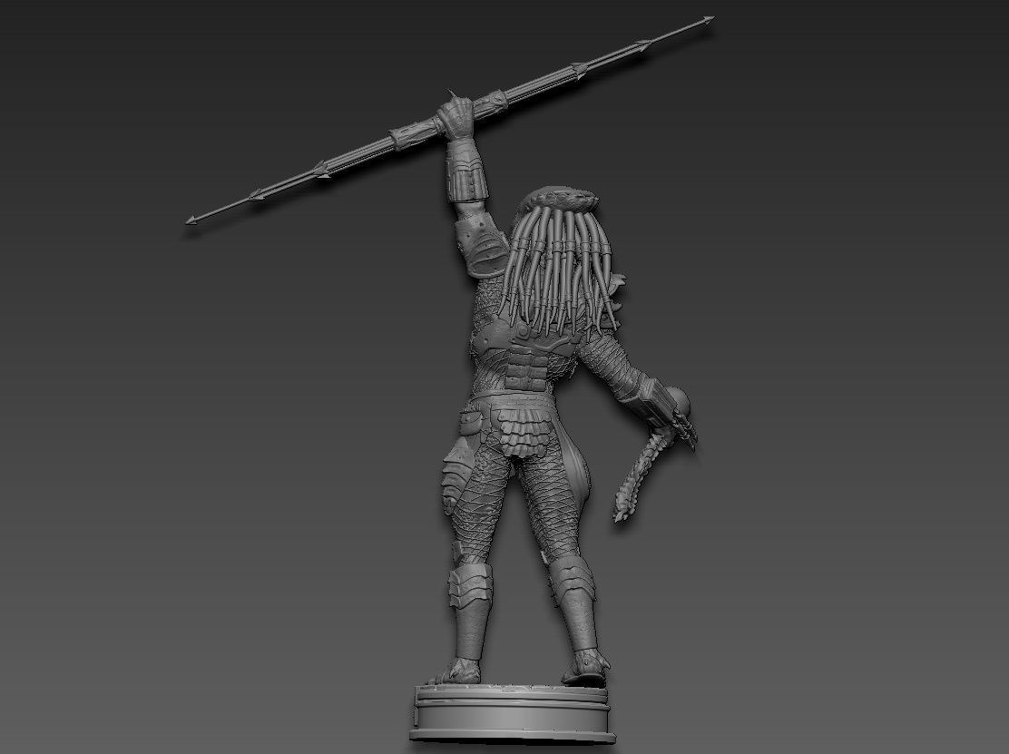 Predator 2 v2 3D print model_8