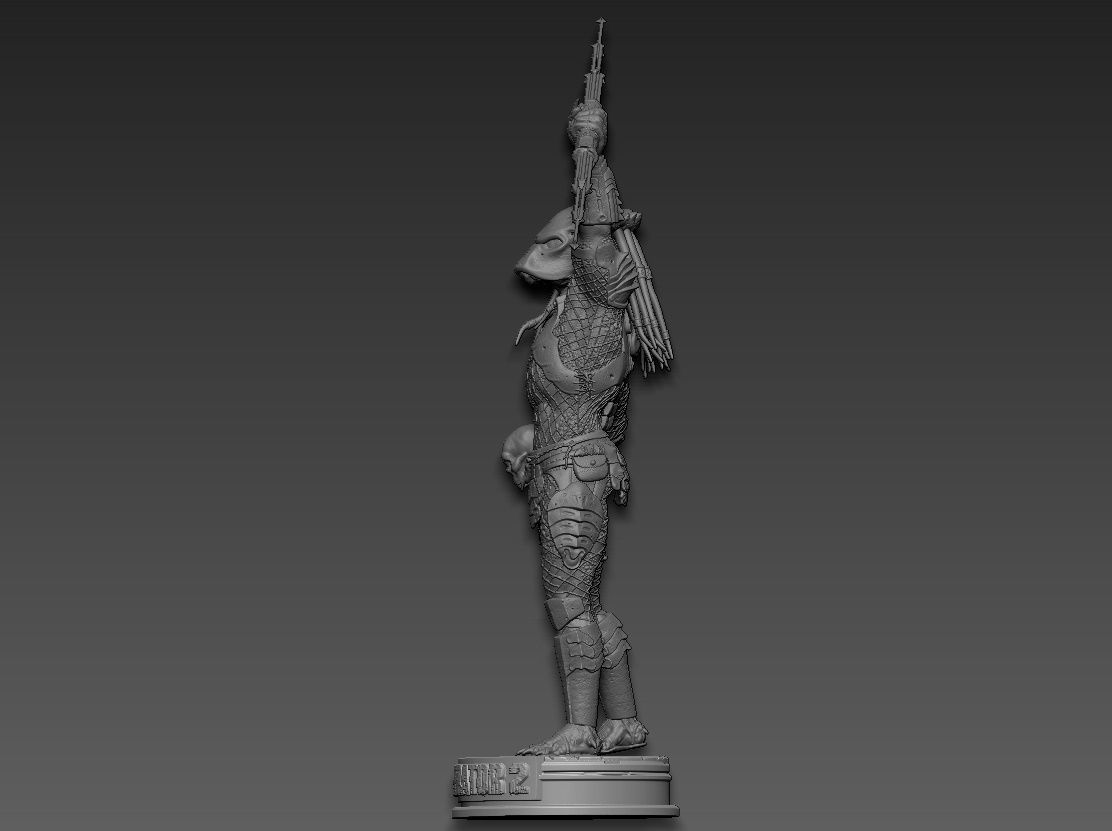 Predator 2 v2 3D print model_4
