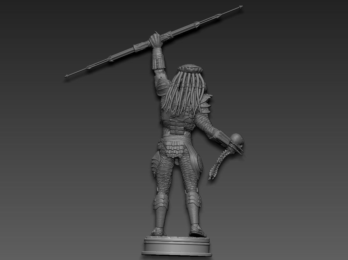 Predator 2 v2 3D print model_9