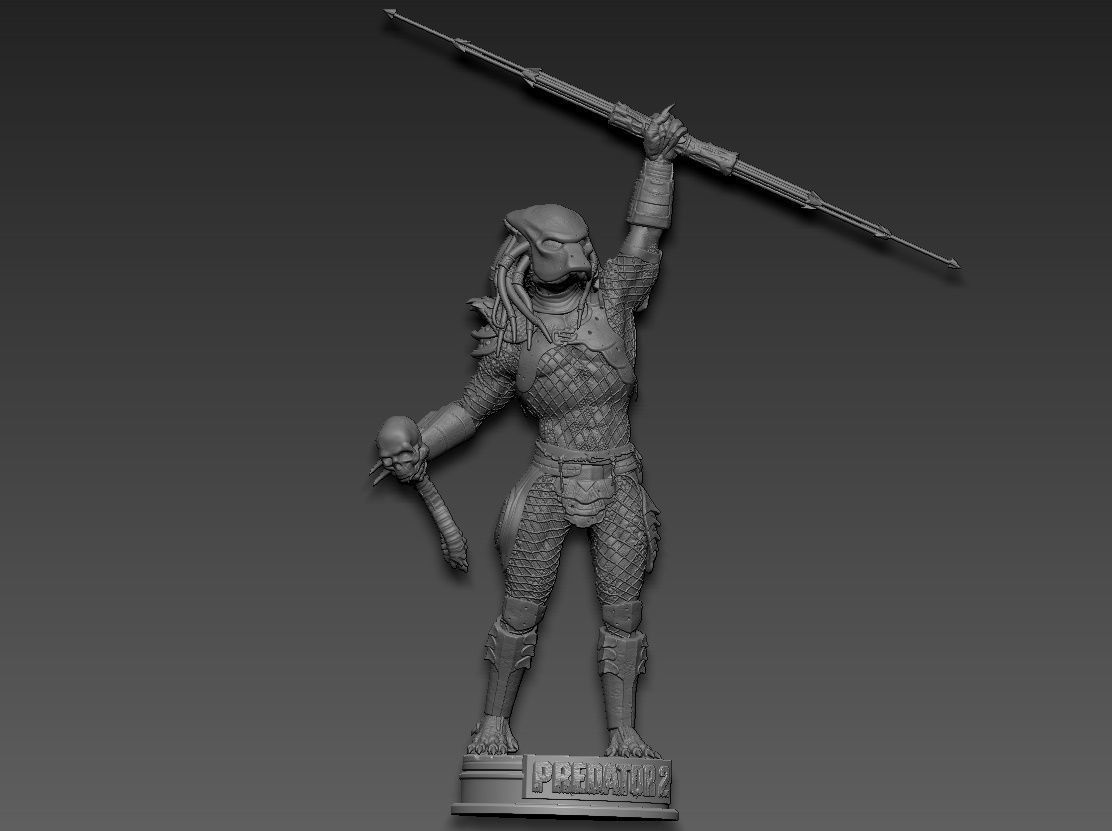 Predator 2 v2 3D print model_17