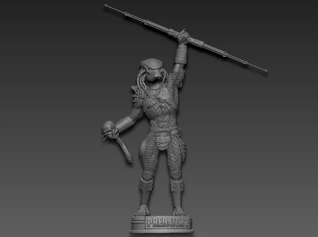 Predator 2 v2 3D print model_0