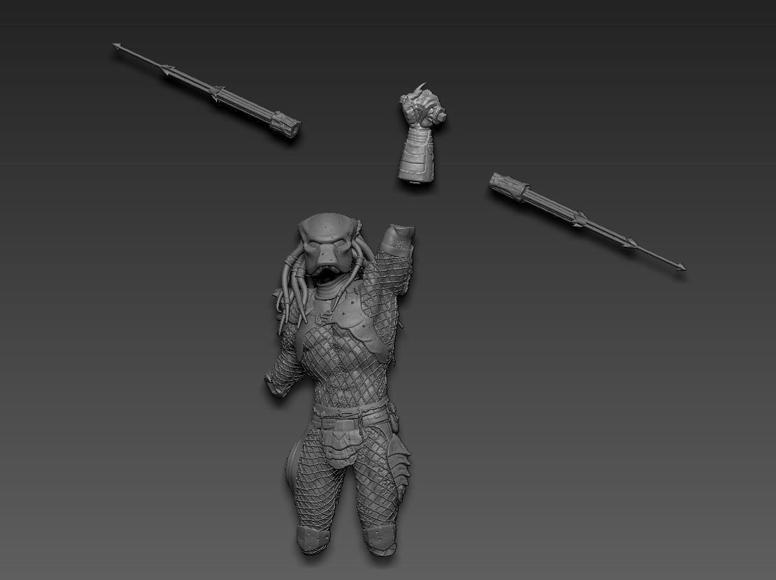 Predator 2 v2 3D print model_28
