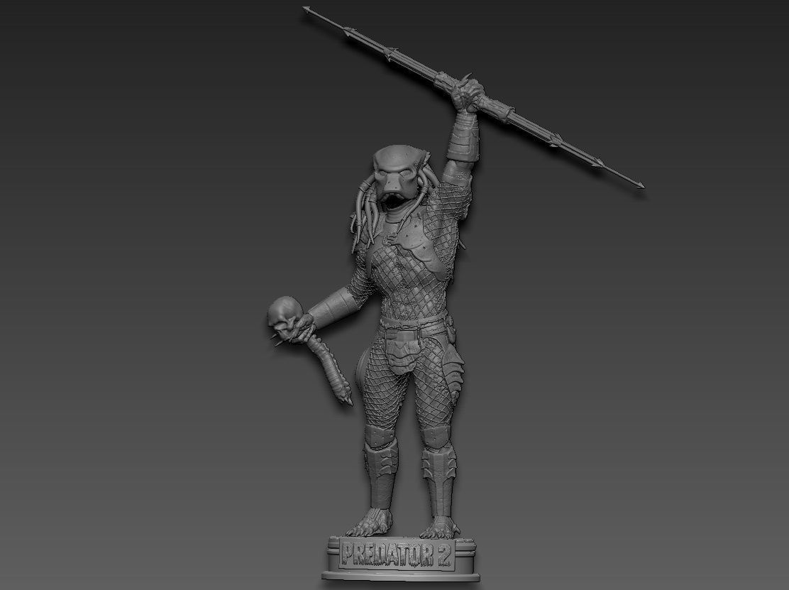 Predator 2 v2 3D print model_19