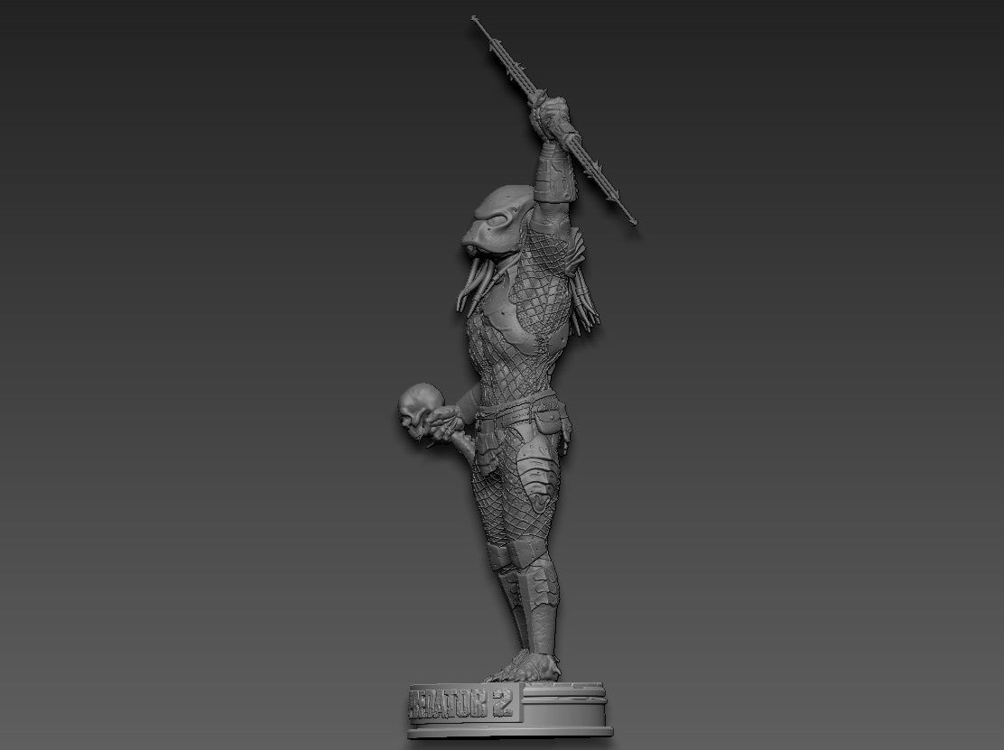 Predator 2 v2 3D print model_3
