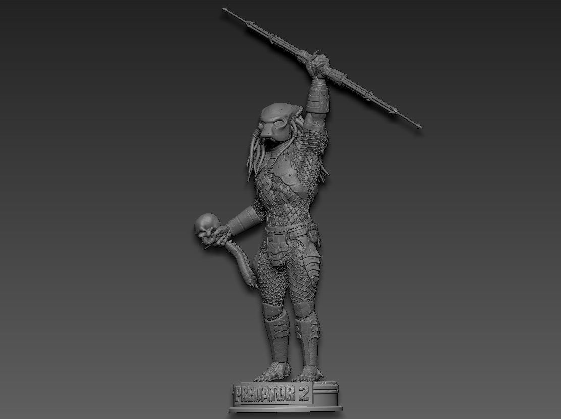 Predator 2 v2 3D print model_2