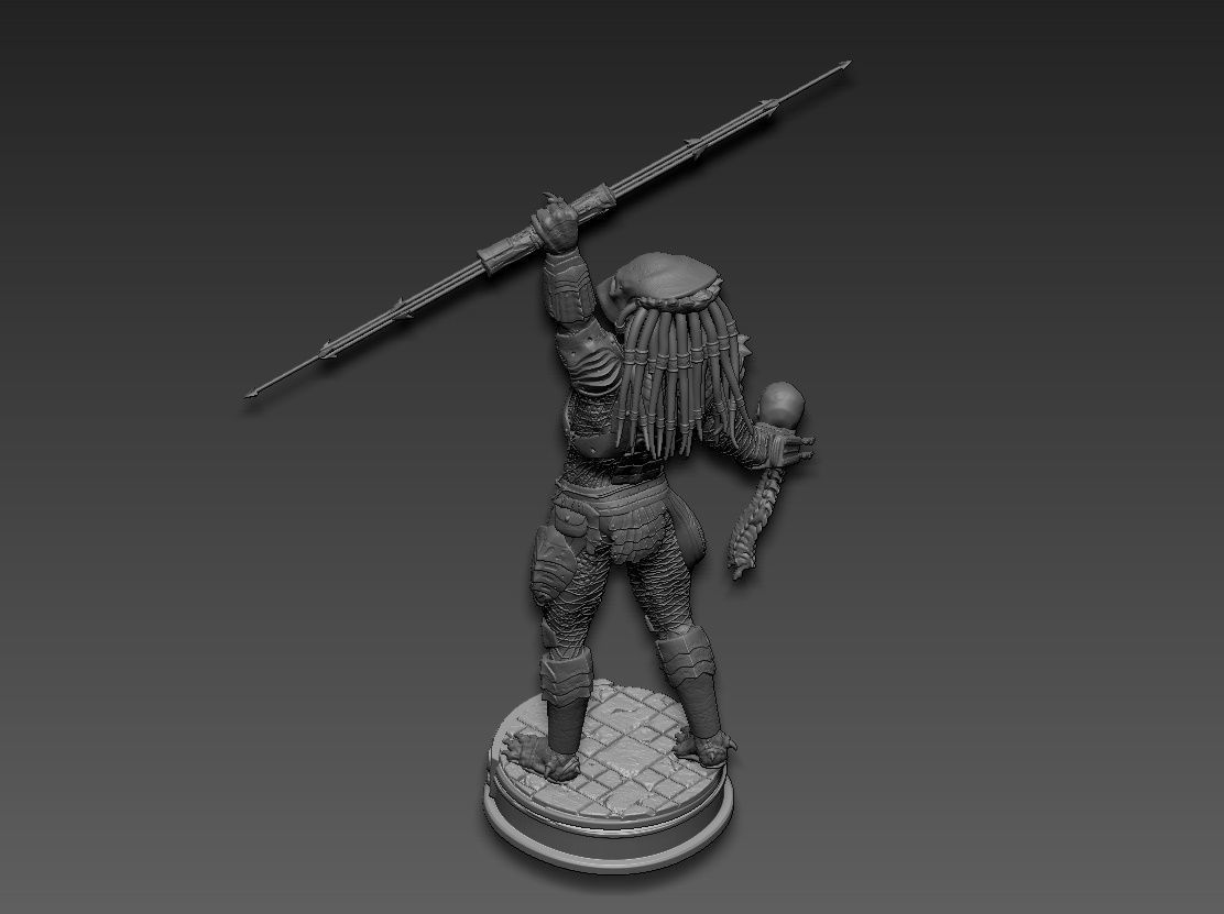 Predator 2 v2 3D print model_21