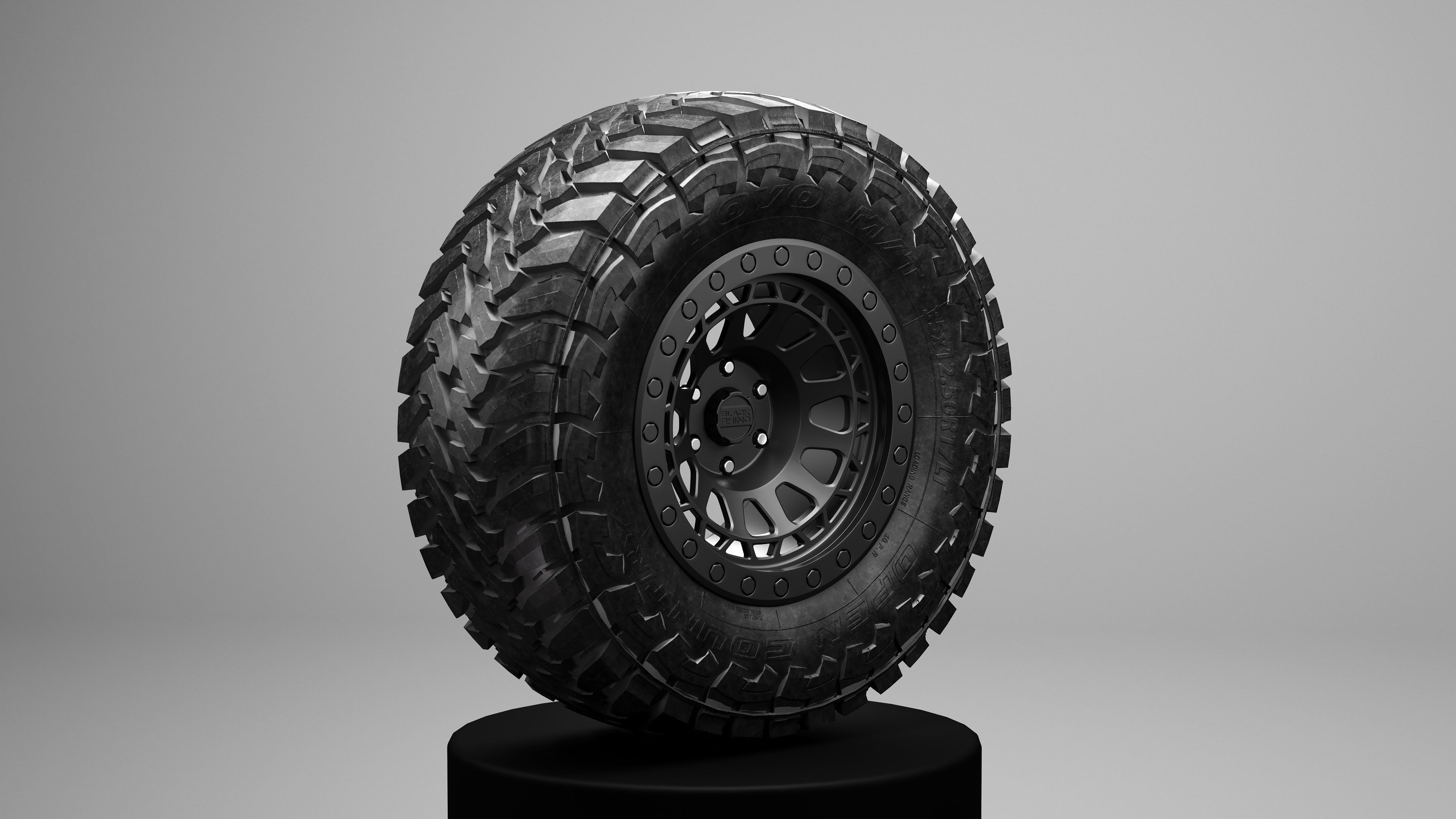 Toyo Open Country MT  Low Poly Low-poly 3D model_2