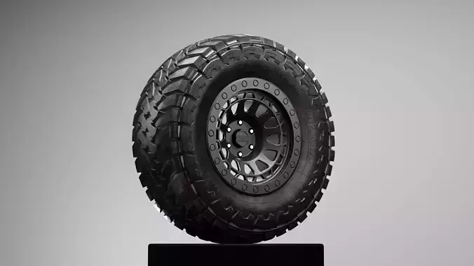 Toyo Open Country MT  Low Poly Low-poly 3D model