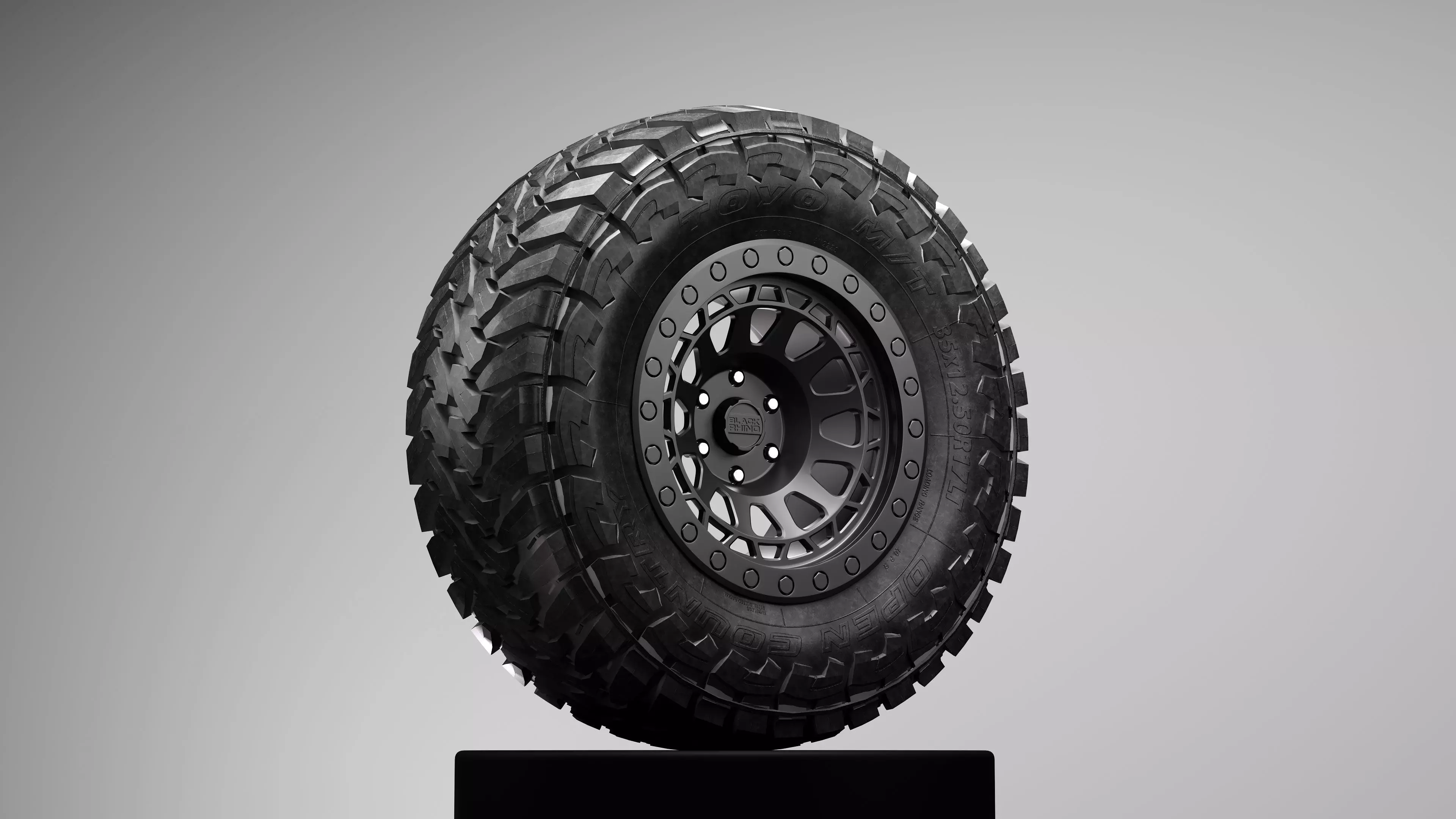 Toyo Open Country MT  Low Poly Low-poly 3D model_0