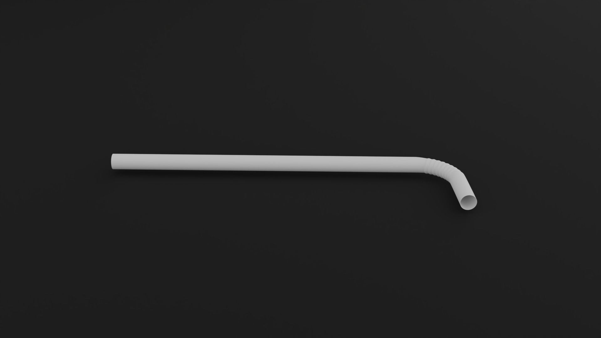 Straws Low-poly 3D model_10