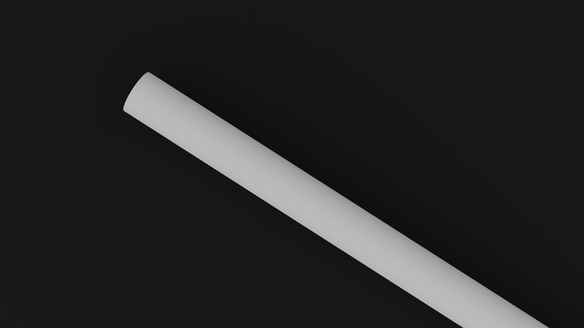 Straws Low-poly 3D model_3