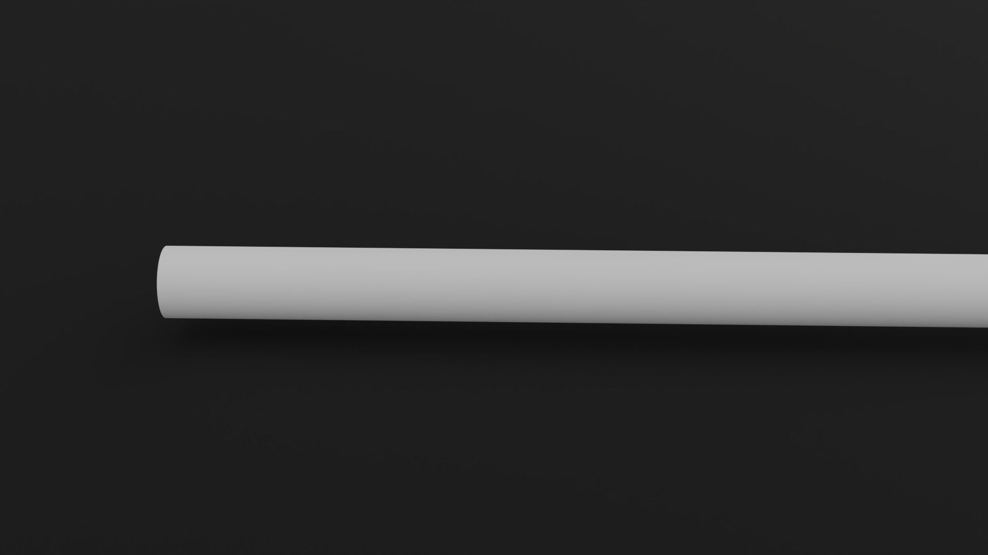 Straws Low-poly 3D model_1