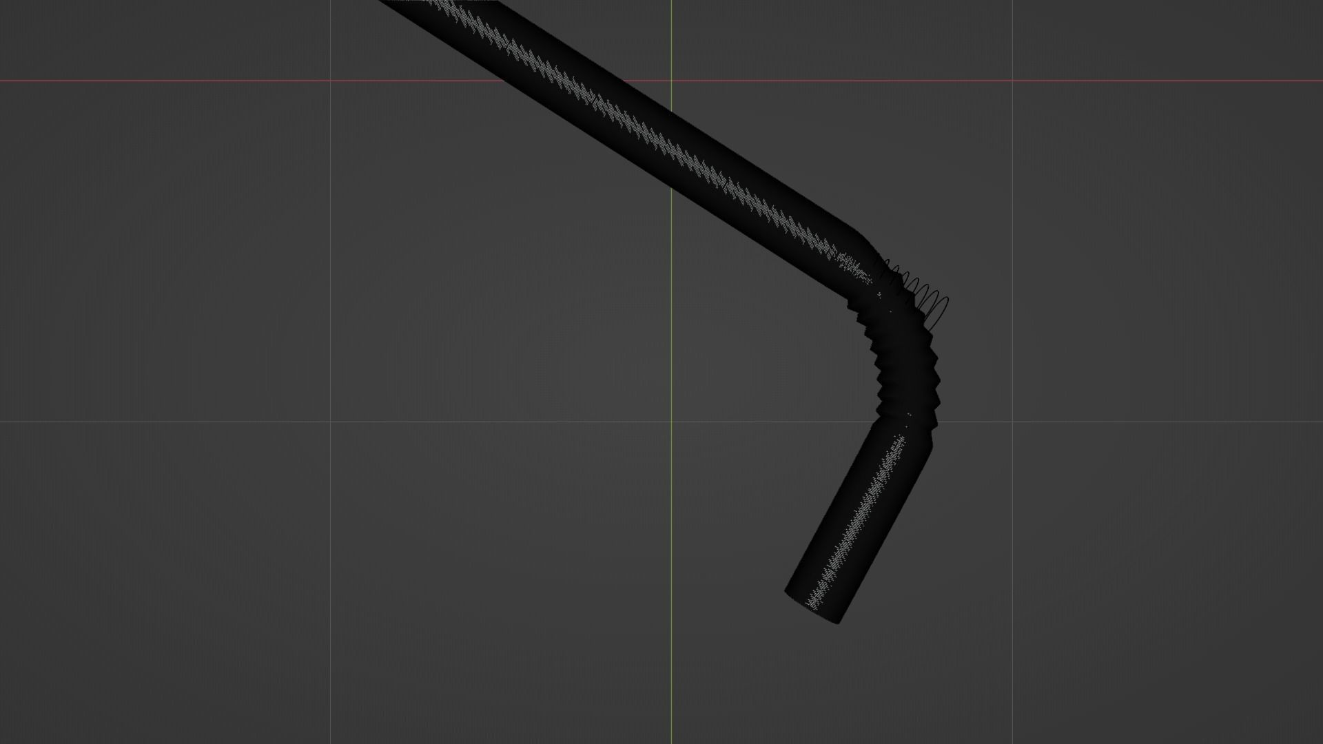 Straws Low-poly 3D model_13