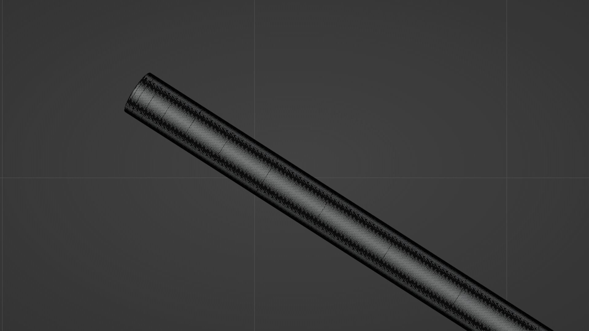 Straws Low-poly 3D model_12