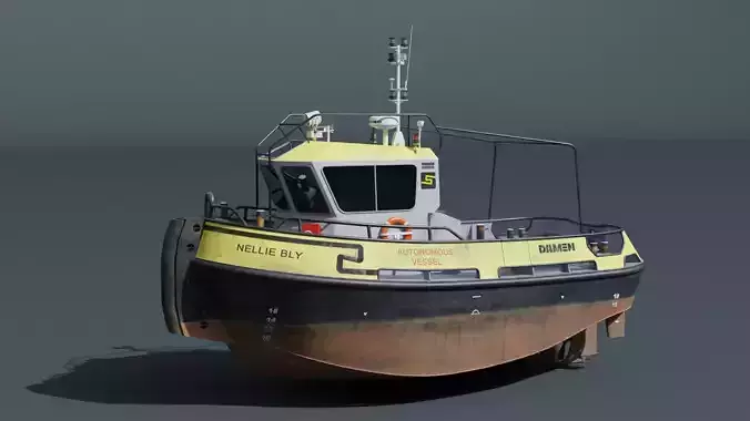 Damen Stan Tug 1004v5 Low-poly 3D model
