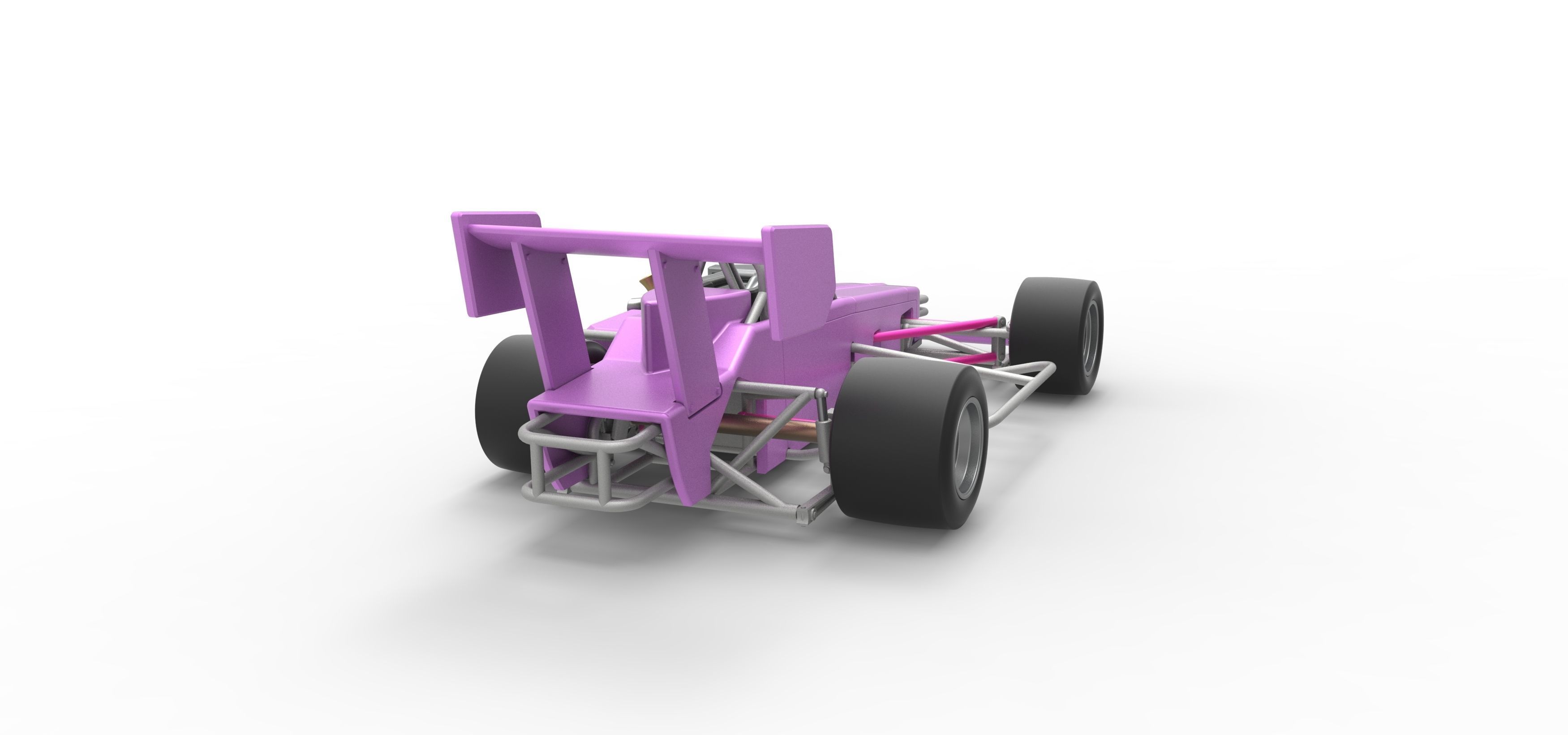 Supermodified front engine race car V2 Scale 1 to 25 3D model 3D ...