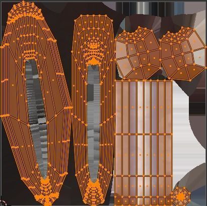 X-94 Laser Pistol SMG Low-poly 3D model_18