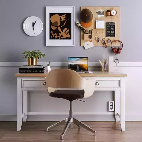 and Nordic desk chair