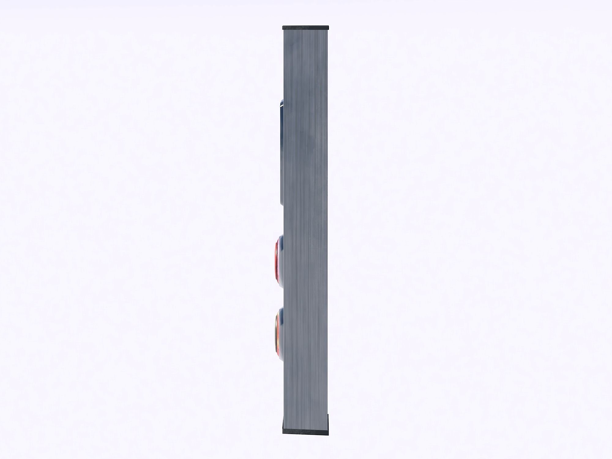 Elevator push button panel Low-poly 3D model_3