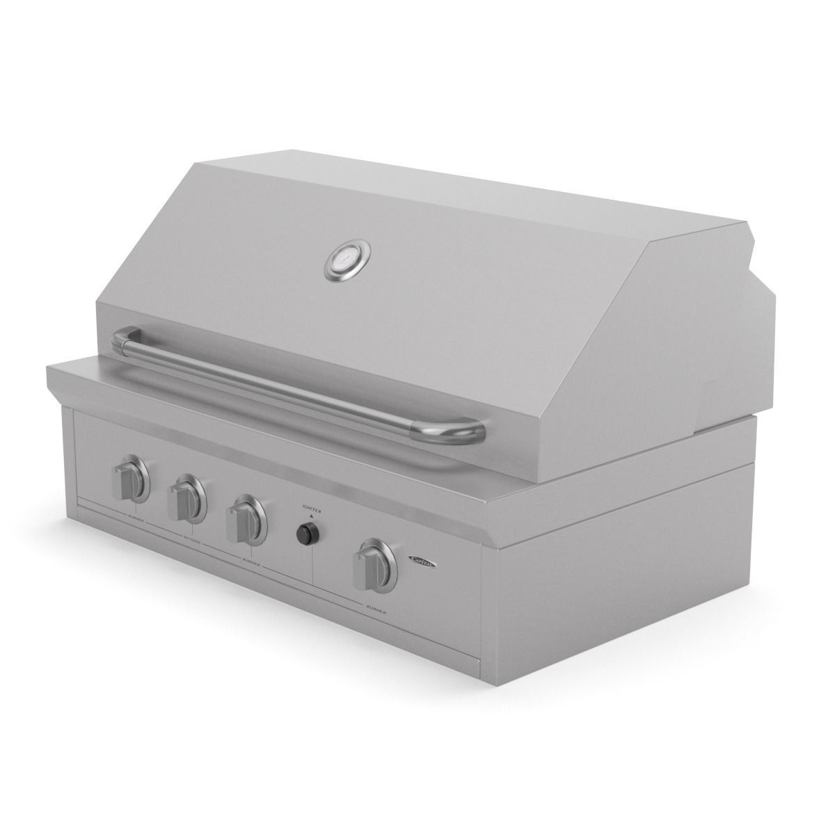 Capital Solid Flat Plate Pro36Rbi Open Grill BBQ 3D model_32