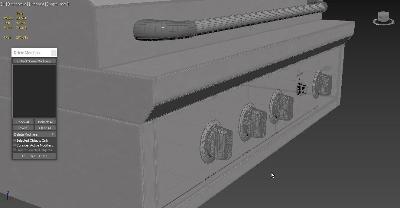 Capital Solid Flat Plate Pro36Rbi Open Grill BBQ 3D model_5