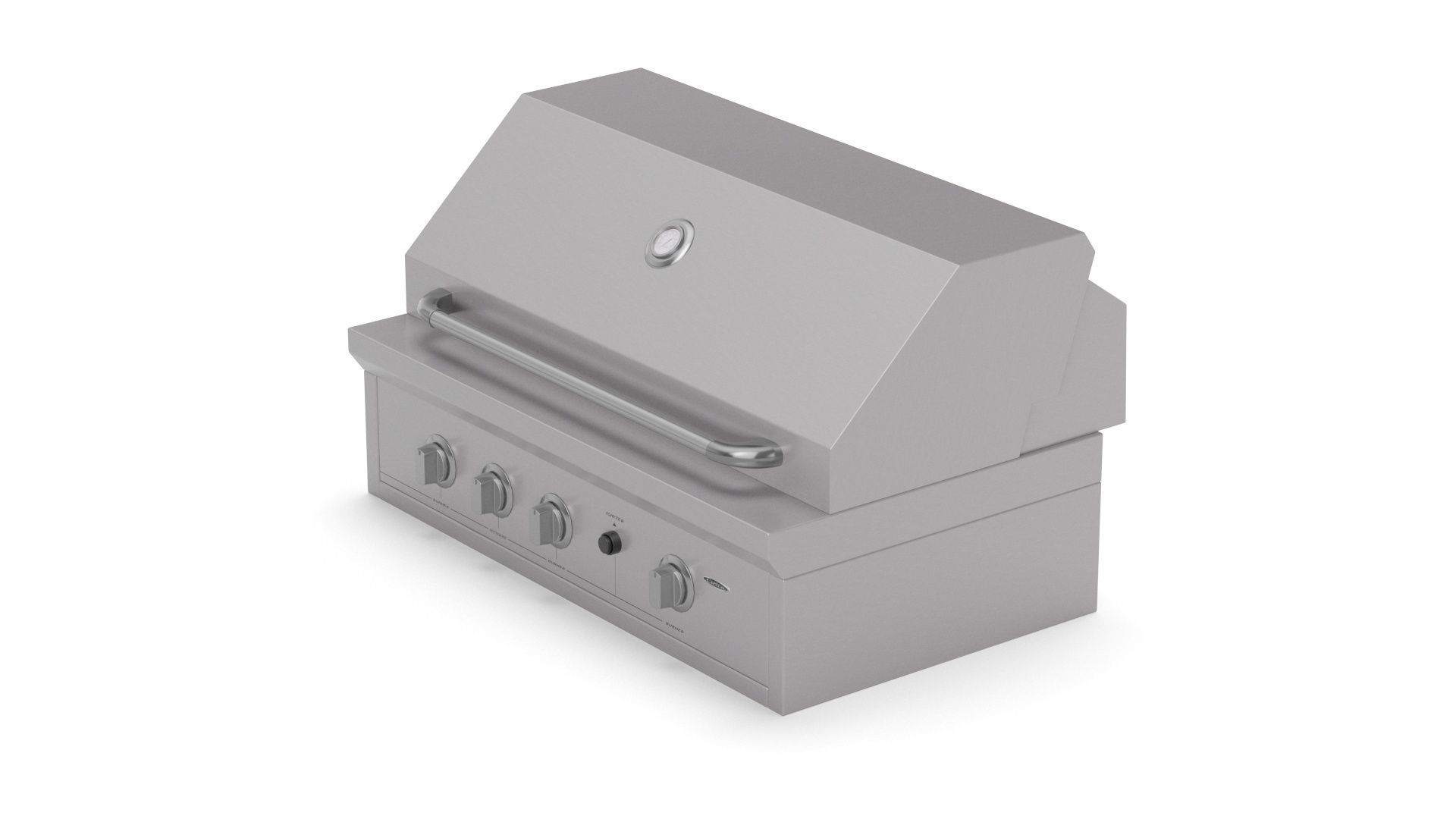 Capital Solid Flat Plate Pro36Rbi Open Grill BBQ 3D model_29