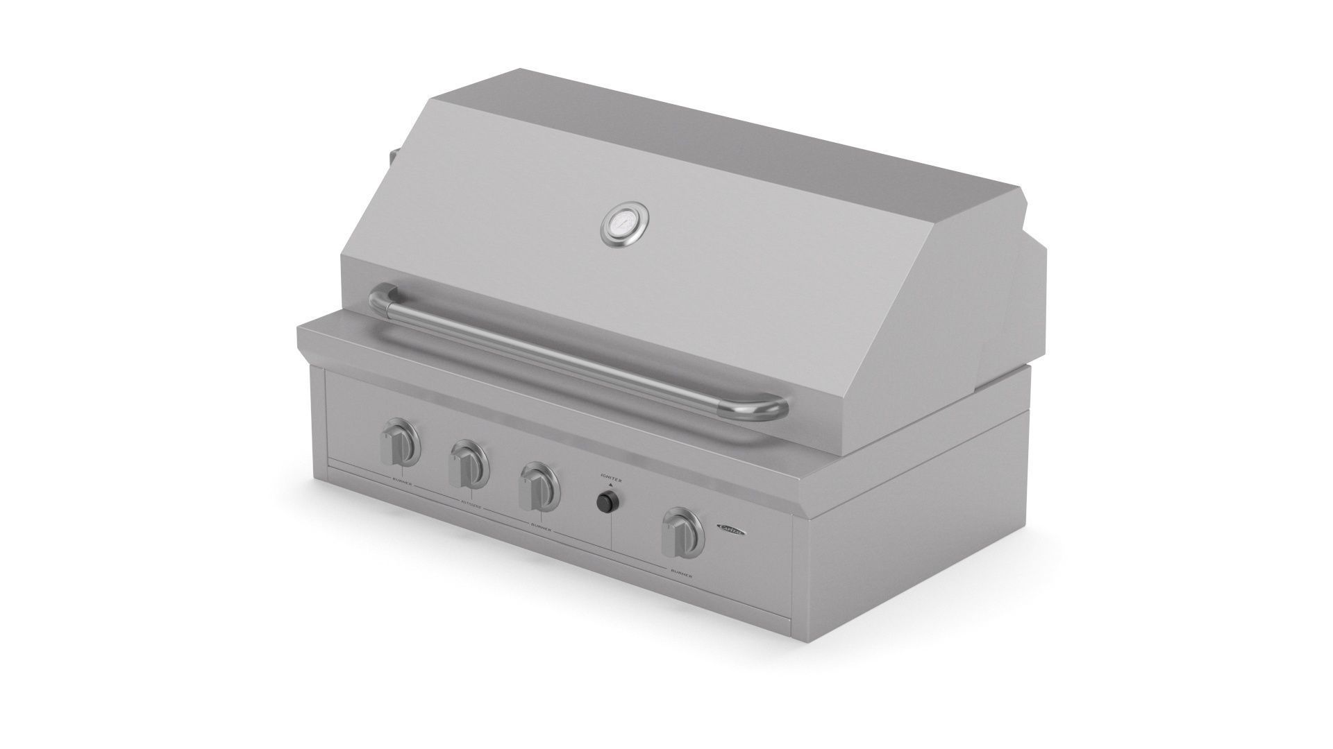 Capital Solid Flat Plate Pro36Rbi Open Grill BBQ 3D model_31